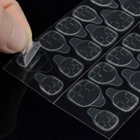 240st Klar Dubbelsidig Nagellimtejp Klistermärke Självhäftande Nagel