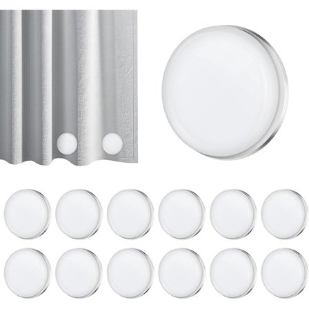 Duschdraperi vikt med silikonbeläggning