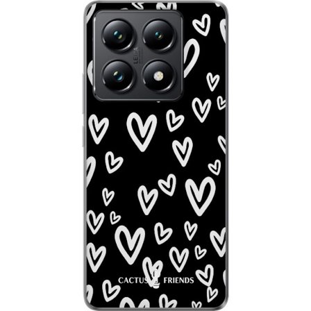 Yhteensopiva Puhelinkuori Xiaomi Xiaomi 14T Pro Cactus and Friends - Handdrawn Love Chaos