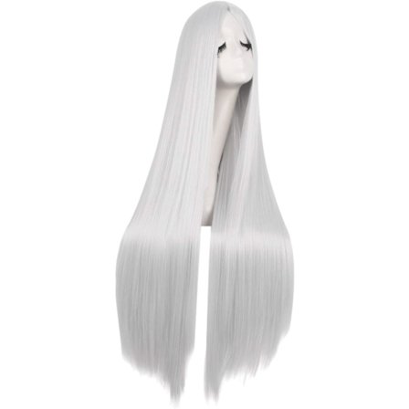 40 tum/100 cm Mode Rak Naturlig Lång Anime Kostym Peruk