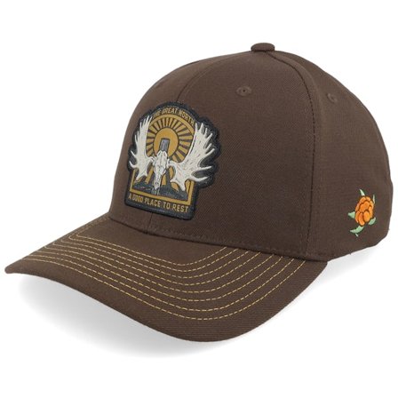SQRTN - Älghorn 120 Cap Brown Adjustable Adjustable Brown Cap - @ Hatstore