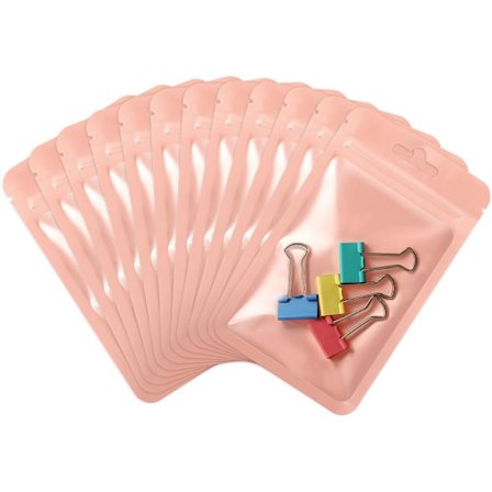 50 transparente genlukkelige lynlåsposer, madposer med lynlås, lufttætte