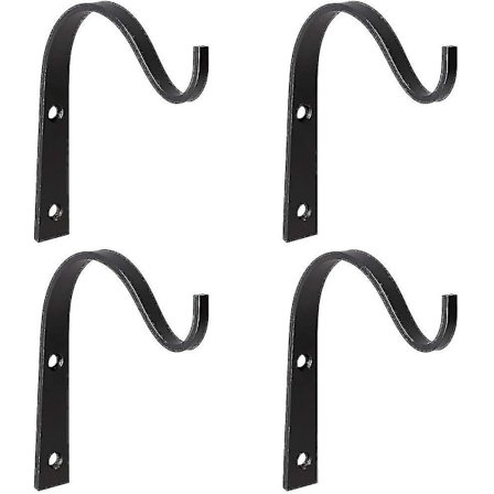 Metall Lykta Konsol Dekorativ Klädhängare För Hängande Växter, Heminredning (4st)