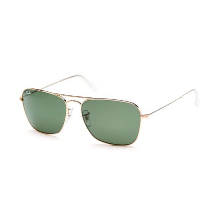Ray-Ban Caravan - Solbriller - Grønn - RB3136 001 58