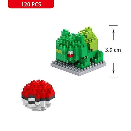 Nano Blocks Pienet Rakennuspalikat Pikachu Tiilimalli Oppimislelut Lapsille Syntymäpäivä Tiilipalikat