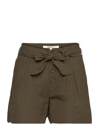 Onlviva Life Hw Belt Shorts Pnt Khaki ONLY