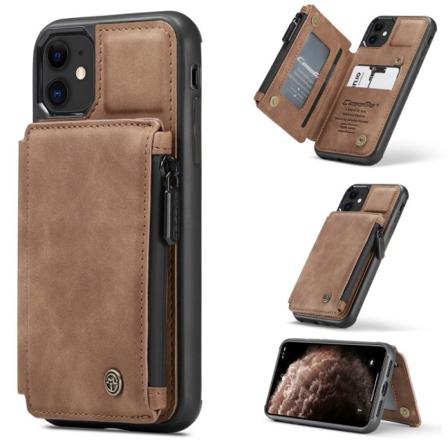 Iphone 11 - Caseme Skal Med Plånboksfunktion - Brun Brown Brun