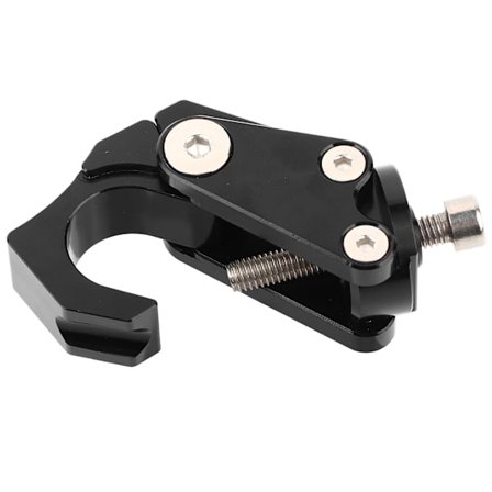 Alumiiniseos moottoripyörän koukku kypäräpussi ripustin pidike sopii Yamaha RC150 LC150 (musta)