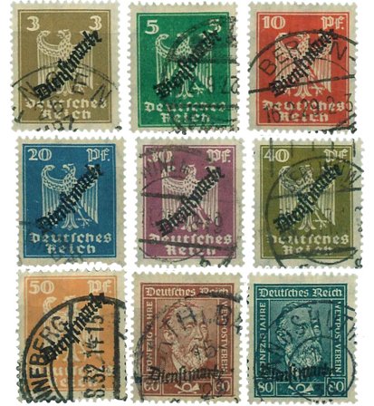 Tyske Rige 1923 - MICHEL D105-13 - Stemplet