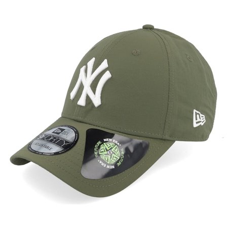 New Era - MLB - Green - adjustable - Cap - New York Yankees Recycled 9FORTY Olive/White Adjustable - Hatstore