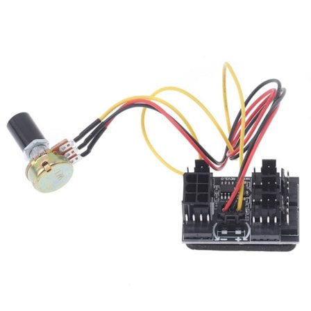 3-pin 4-pin adapter 8-port PWM PC-kabinett kjøleviftehub for viftestyring