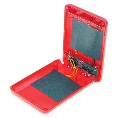 Bærbar batteriopbevaringsboks DIY 4x18650 Power Bank Boks Strømindikator