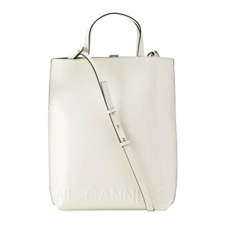 Ganni, Tote Bags Biały, Kobieta, Rozmiar: ONE Size
