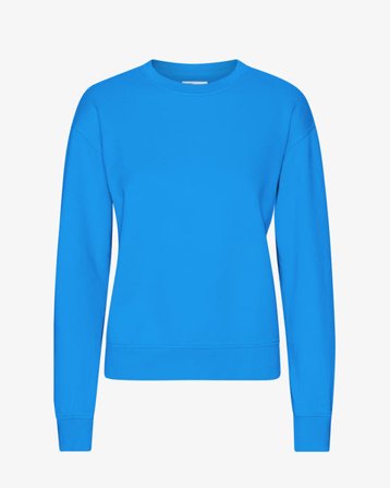 Women Classic Organic Crew - Pacific Blue - Female - L
