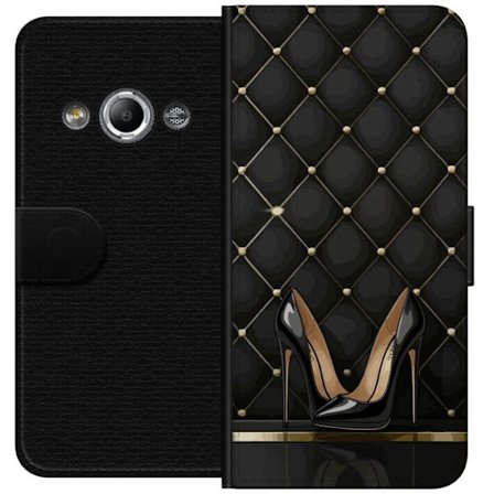 Kompatibelt Lommeboketui til Samsung Galaxy Xcover 3 Svarte høyhælte sko i elegant stil