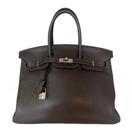 Hermès Vintage, Pre-owned Handbag Bruin, Dames, Maat:ONE Size,leer