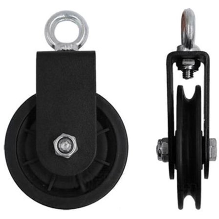 Sportsutstyr Bærende Talje Hjul U-Type Svingbar Talje Tungt Løftehjul Med Super Stille Lydløs Dobbelte Lagre