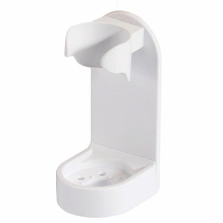 Elektrisk tandbørsteholder Stansefri vægmonteret