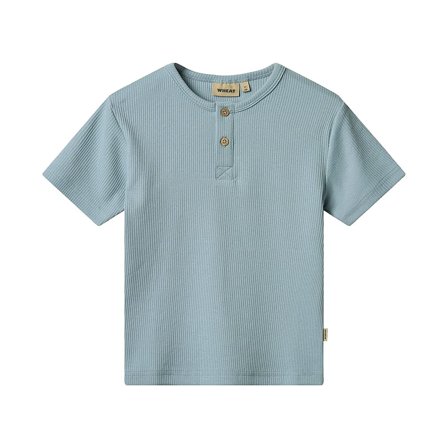 WHEAT T-Shirt Short Sleeve Lumi Calm Blue Str 98/ 3 år, Tøj & Bolig, Børnetøj, Børneundertrøjer