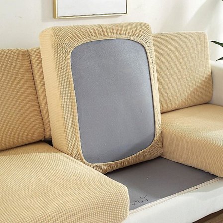 Ren Farge Tykk Elastisk Sofadekke Moderne Minimalistisk Sofa