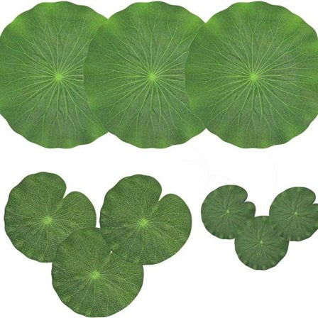 Lotus blad kunstig flydende skum lotus blad kunstig blad fisk KLB