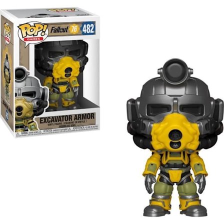 Figurine Funko Pop! Spel: Fallout 76 - Grävmaskinens kraftskydd