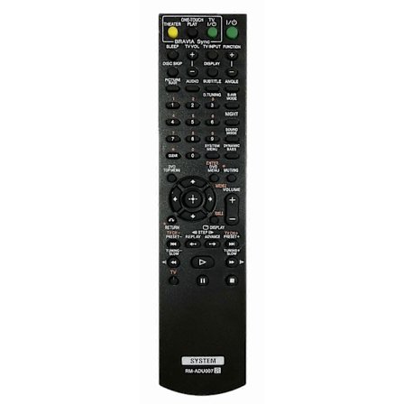 RM-ADU007 Til Sony AV System RM-ADU005 DAV-HDX285 DAV-HDX274
