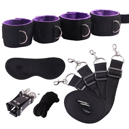 Sexleksaker för vuxna Kvinnors Sexshop Kit Erotisk Bondage Sänglekar Kvinnor BDSM Set Leksak Sexig Shop Sexshop Par SM Skönhet