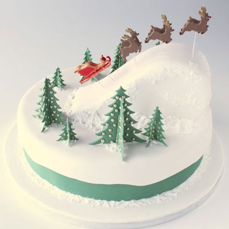 Dekoration Kageudstikkere Juletræ 3D Cutter