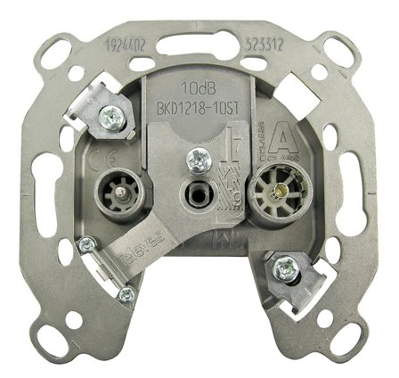 Televes 523312 Uttak med klemme 10 dB, Strømbrytere & vegguttak