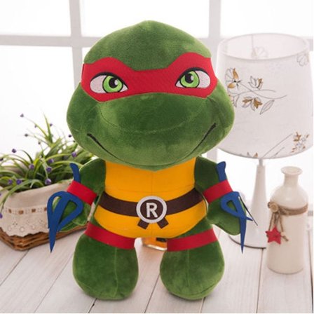 Ninja Turtles pehmolelu kilpikonnatyyny PUNAINEN 35