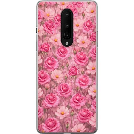 Kompatibel Mobilcover til OnePlus 8 Petal Reverie Blush Rose