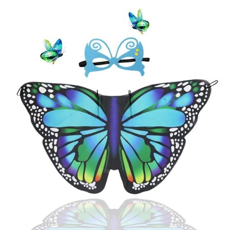 Butterfly Wings Sjal Butterfly Tørklæde 4 4