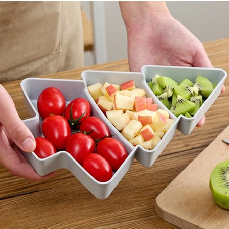 Søt juletre-formet godteribrett Kjøkkenutstyr