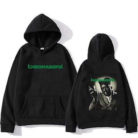 Tyler The Creator Chromakopia Album Hættetrøje Herre/dame Hættetrøjer Harajuku Æstetisk Unisex Vinter Fleece Pullover Sweatshirt Vintage