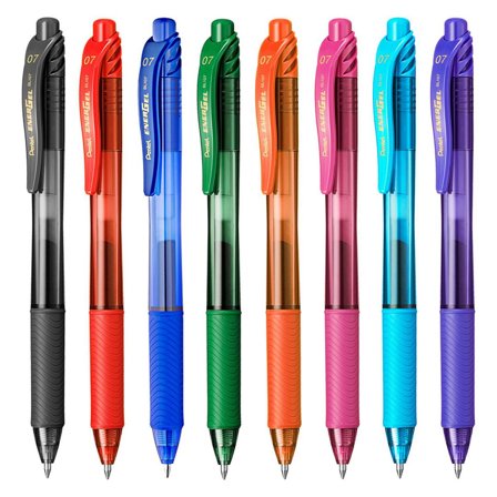 PENTEL Gelpenna EnerGel X 0,7 svart - Lyreco - Kontorsmaterial - Pennor - Gelpennor
