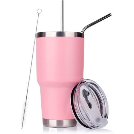 30oz Vakuumisolerad Rostfritt Stål Dubbelväggig Restermos