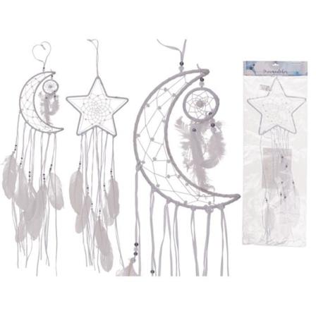 Drömfångare Stjärna/Halvmåne - Välj motiv! White Halvmåne