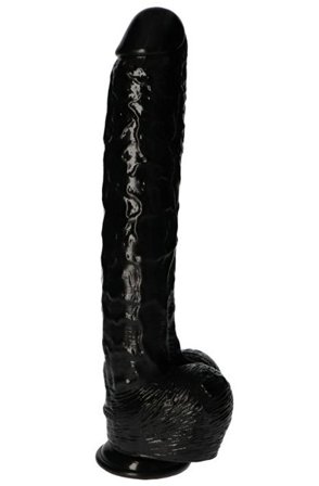 Kjøp Italian Cock Black 40 cm - XL dildo | God pris