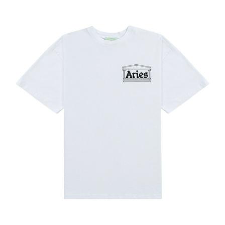 Aries, T-Shirt Wit, Heren, Maat:XS