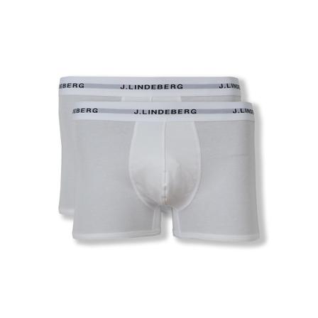 J.Lindeberg Mænds Trunk 2-pack Undertøj Hvid Hvid, Herre