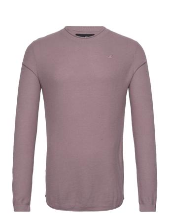 Hco. Guys Sweaters Purple Hollister