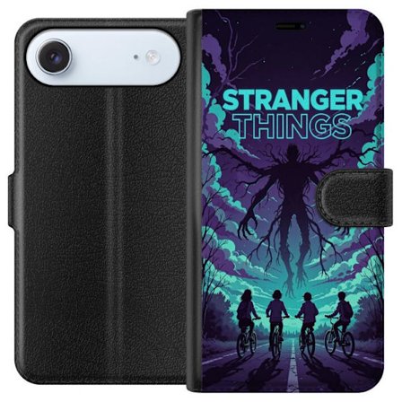 Kompatibelt Plånboksfodral till Apple Apple iPhone 17 Air Stranger Things-inspirerad fantasyillustration med mörkt monster, cyklande barn och dramat