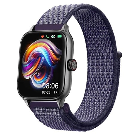 20mm 22mm Nylon Loop band för Amazfit GTS4/2/3/3pro/2e/GTS2 Mini/GTR 4 42mm/47mm/GTR2/2e/stratos armband Amazfit bip rem