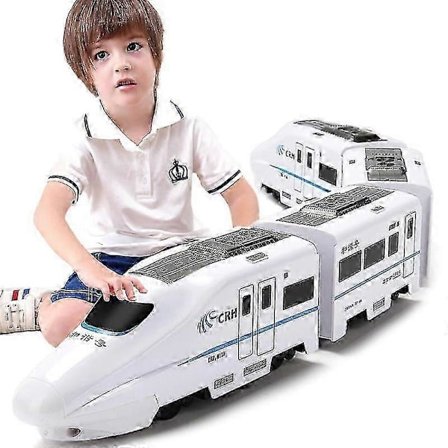 Elektrisk Universell Simulering Høyhastighets Jernbane Harmony Tog Modell Leketøy for Barn