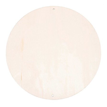 1 stk Rund Treskive Ubehandlet Planke Rund Treskive DIY Leire Treskive_tfrf