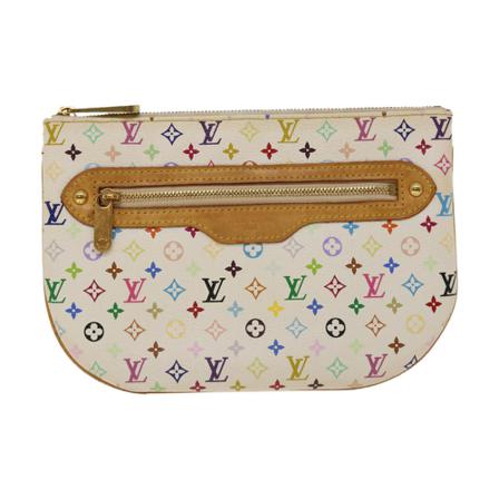 Louis Vuitton Vintage, Clutches Wit, Dames, Maat:ONE Size,Canvas