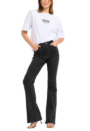 Gestuz RivyGZ HW Flared Jeans Byxor Dam Grå 30-32