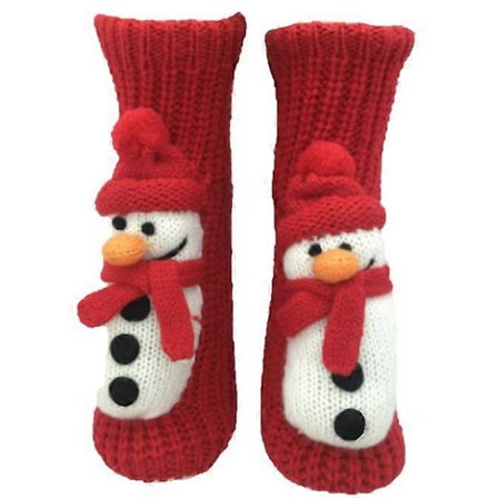 Dame Strikkede Sokker Vinter Varme Jul 3D Tegneserie Dyr Strømpe