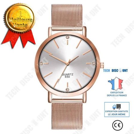 Armbandsur - TD - 25385 - Quartz - Casual och Business - Svart Metall